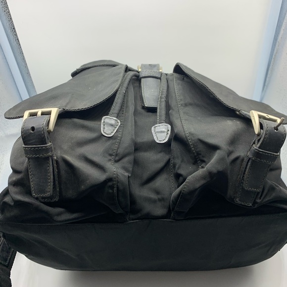 Prada authentic black nylon travel duffel backpack - Picture 8 of 16